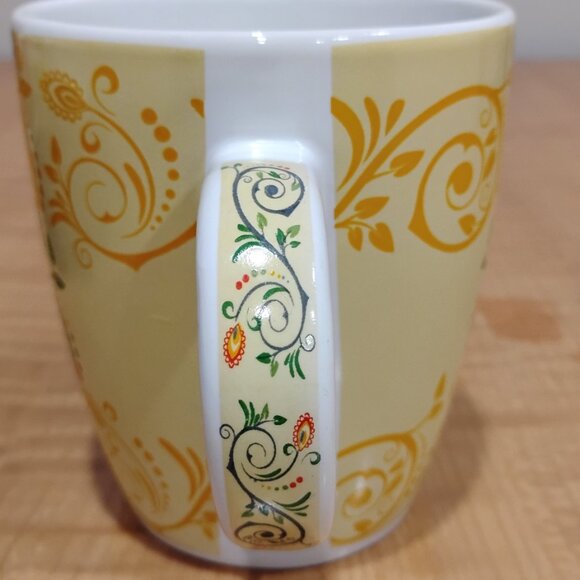 Debra Valencia Blue Harbor Collection Multi Color XL 24 Fl Oz Coffee Mug Owl - Picture 2 of 6